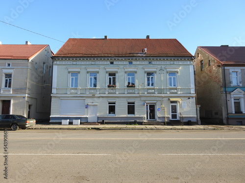 old house in gusev, russia, former gumbinnen, eastern prussia
 photo