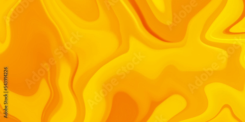 Abstract Liquid marble pattern texture with lines, Abstract orange or yellow background with waves, orange silk background, colorful geometrical wave line background for graphics design.