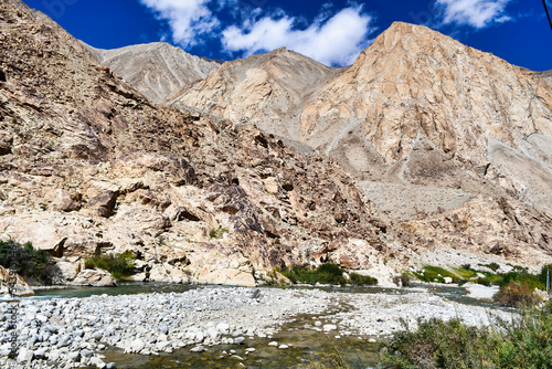 Travel to Pangong Tso from Nubra Valley Via Agham – Shyok village route photo