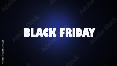 Black Friday sales animation