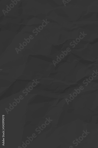 Black сlean crumpled paper