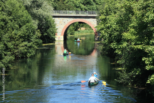 Karl-Heine-Kanal in Leipzig, Germany
