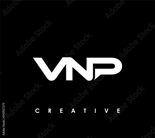 VNP Letter Initial Logo Design Template Vector Illustration photo