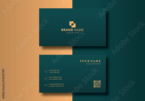 Business card design template, Clean professional business card template, visiting card, business card template.