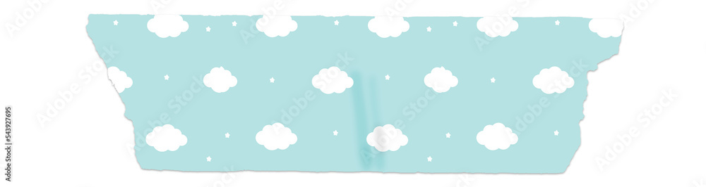 Baby Clouds Print Washi Sticky Tape for Planner | Journal | Craft | DIY