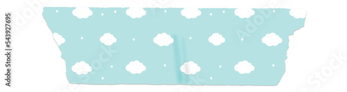 Baby Clouds Print Washi Sticky Tape for Planner | Journal | Craft | DIY