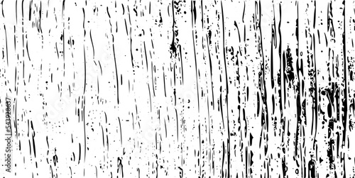 Monochrome  composed of irregular graphic elements. Distressed uneven grunge background. Abstract vector illustration. Overlay for interesting effect and depth. Isolated on white background.