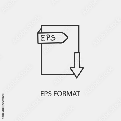 EPS_Fomart vector icon illustration sihn photo