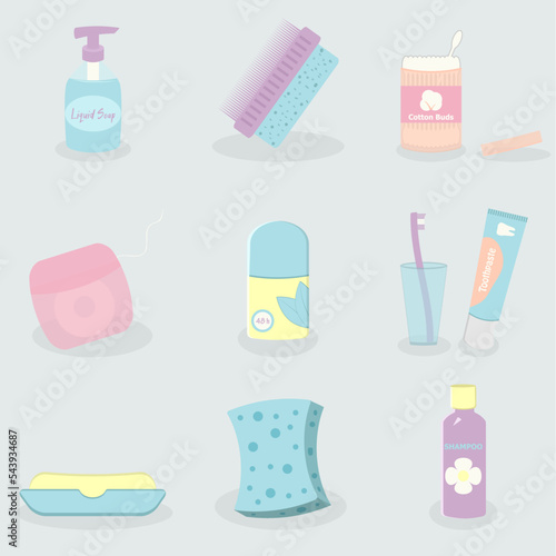 Set of Personal Hygiene Items