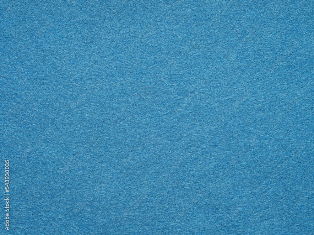 Soft Blue felt texture background. Surface of fabric texture in blue color. Soft pattern for text, lettering, patchworkor other art work. Full frame backdrop wallpaper of art and stationery material.