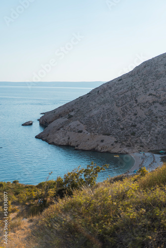 Cliffs at the coast photo