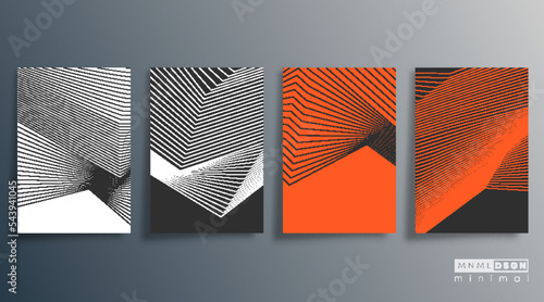 Minimal geometric design for flyer, poster, brochure cover, background, wallpaper, typography or other printing products. Vector illustration.