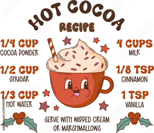 Hot cocoa recipe. Christmas hot 