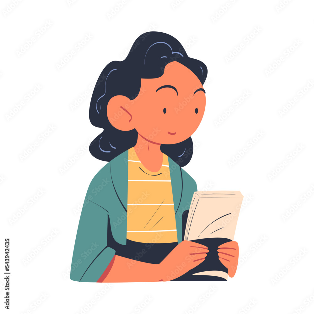 Woman Character as Member of Negotiation at Negotiating Table Vector Illustration Woman Character as Member of Negotiation at Negotiating Table Vector Illustration