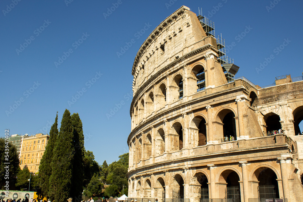 The Colosseum of Rome. Italy