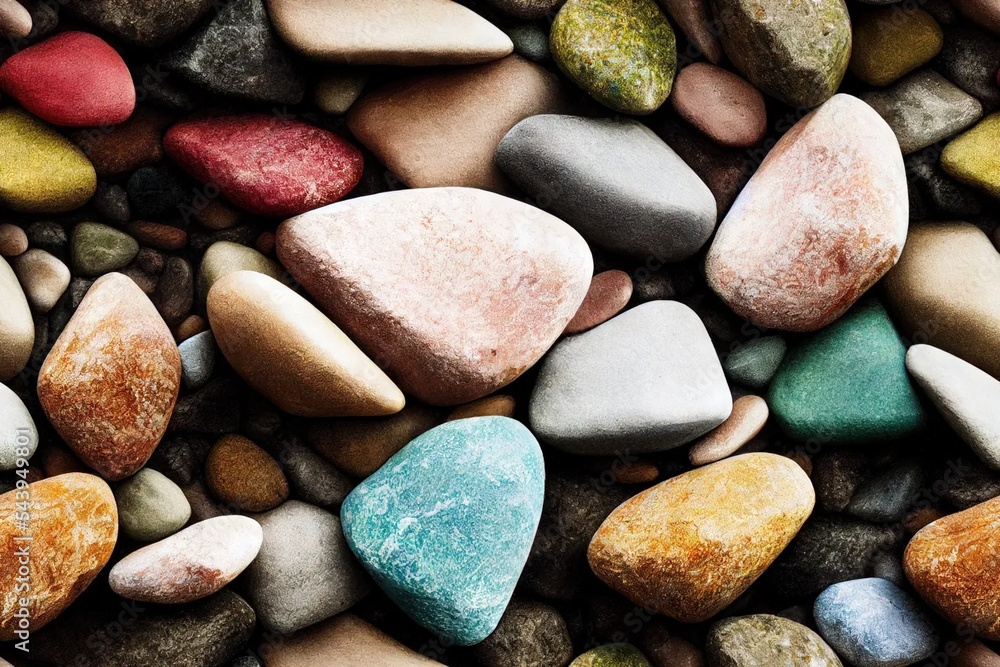 River Lake Rocks Stone Gem Jewel Seamless Texture Pattern Tiled Repeatable Tessellation Background Image