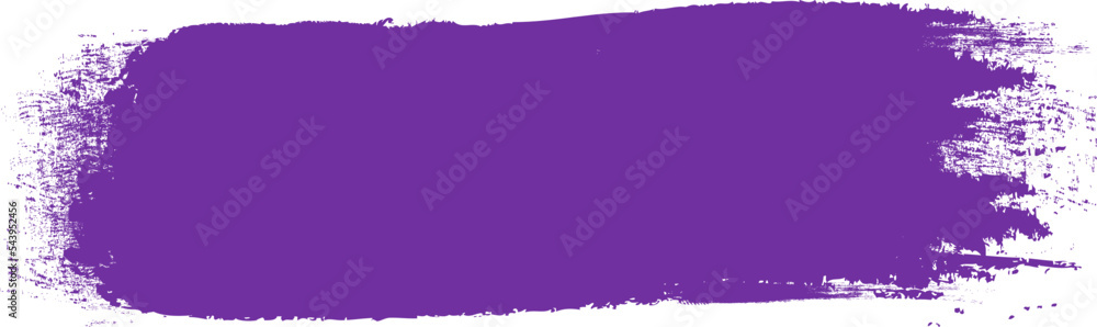 Violet brush stroke isolated on background. Paint brush stroke vector for ink paint, grunge design element, dirt banner, watercolor design, dirty texture. Trendy brush stroke, vector illustration