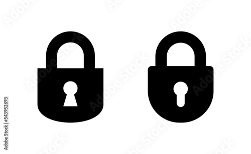 Lock icon vector for web and mobile app. Padlock sign and symbol. Encryption icon. Security symbol