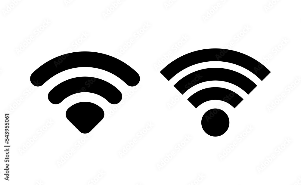 Wifi icon vector for web and mobile app. signal sign and symbol. Wireless icon Wifi icon vector for web and mobile app. signal sign and symbol. Wireless icon