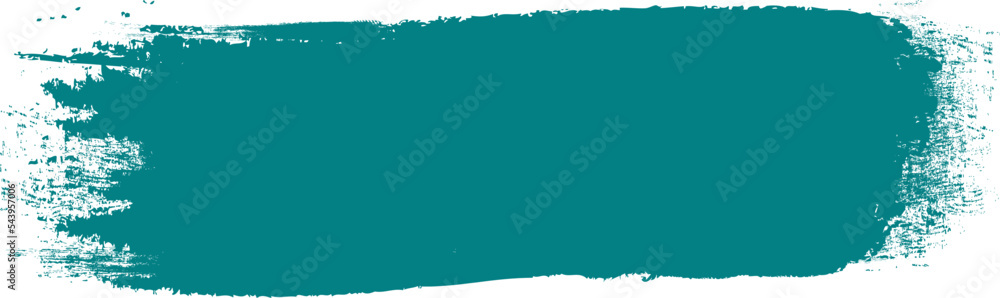 Obraz premium Teal brush stroke isolated on background. Paint brush stroke vector for teal ink paint, grunge design element, dirt banner, watercolor design, dirty texture. Trendy brush stroke, vector illustration