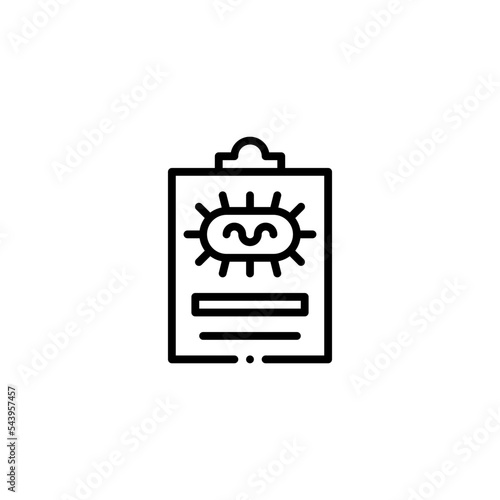 virus analysis icon