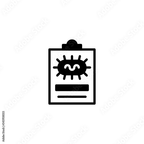 virus analysis icon