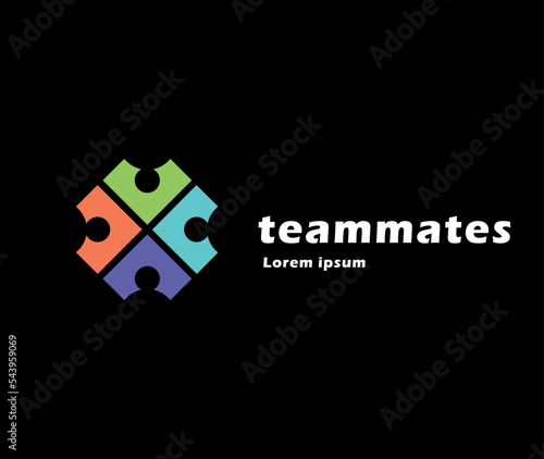 Teammates logo design