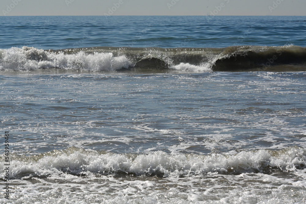 Fototapeta premium waves on the beach