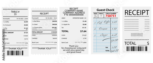 Illustration of paper checks on white background, collage. Banner design