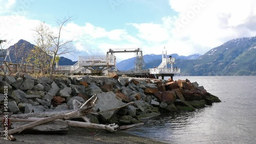  Porteau Cove Provincial Park in autumn, British Columbia, Canada. photo