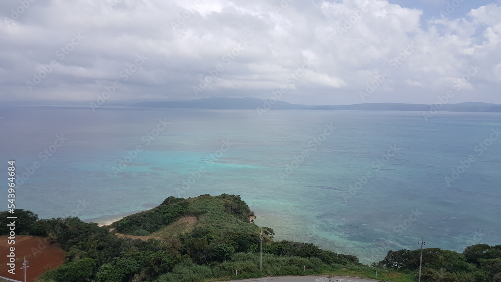 Okinawa, Japan. Crystal clear sea.