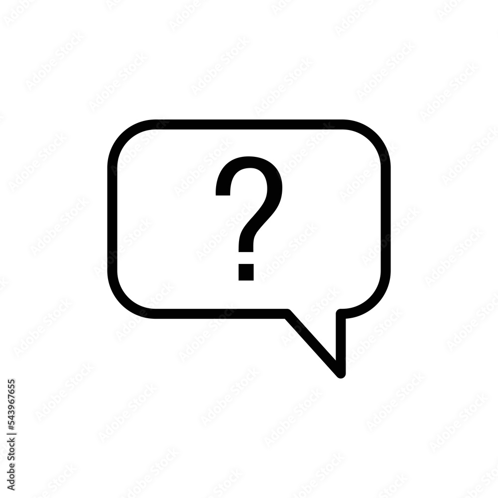 bubble speech icon vector design template in white background bubble speech icon vector design template in white background