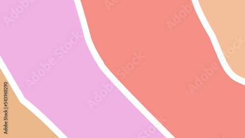 Full HD abstract colorful background. Hand drawn various shapes and doodles. Modern contemporary trendy illustration. Every background. pastel colors