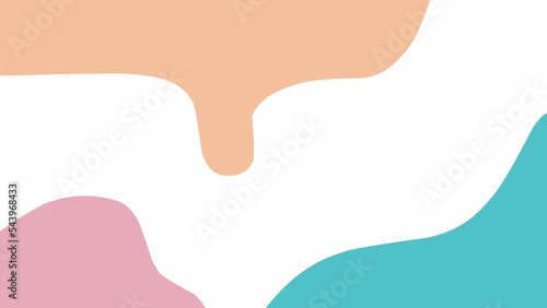 Full HD abstract colorful background. Hand drawn various shapes and doodles. Modern contemporary trendy illustration. Every background. pastel colors