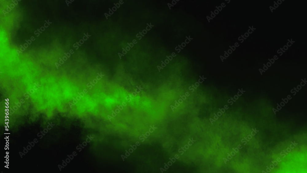 Overlays fog isolated on black background. Paranormal green mystic smoke, clouds for movie scenes. Overlays fog isolated on black background. Paranormal green mystic smoke, clouds for movie scenes.