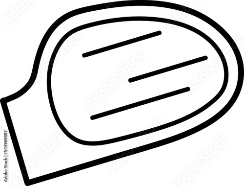 rear view mirror icon vector symbol template on white background..eps
