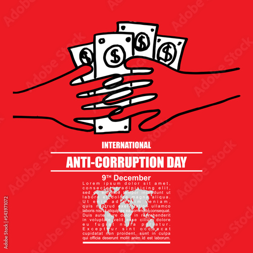 International Anti Corruption Day, poster and banner