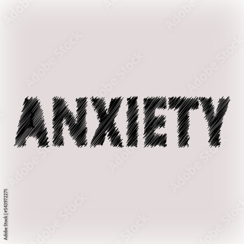 Anxiety vector illustration. Mental Health. Psychiatry Issues. Mental Disorder. Health issues. Current Issue. Worldwide Problem. Vector. Illustration. Anxiety.