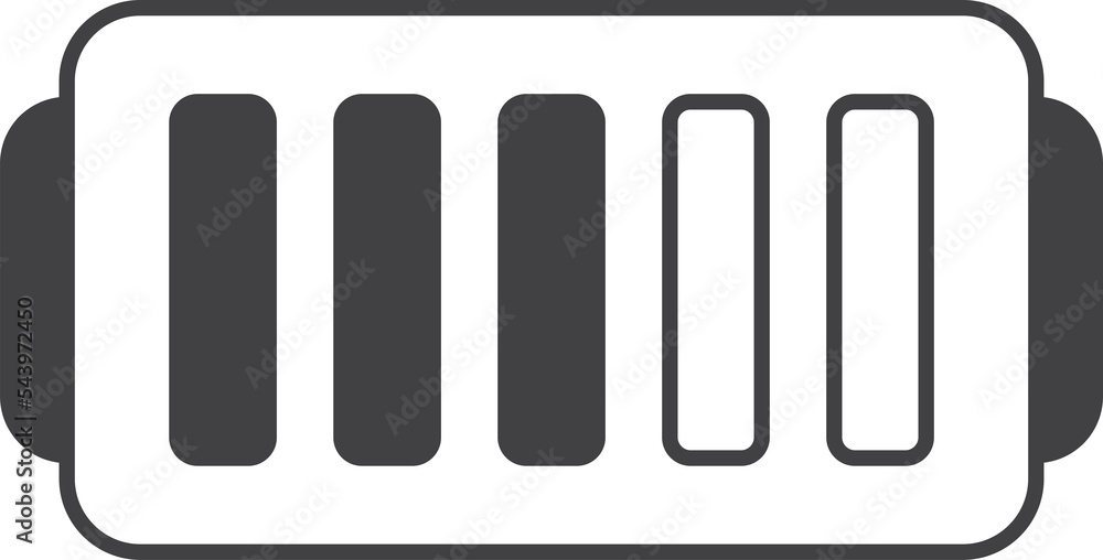 battery illustration in minimal style battery illustration in minimal style