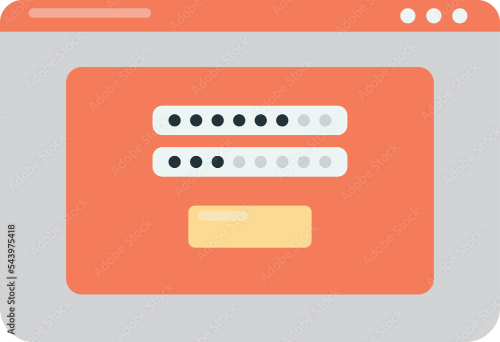 login screen illustration in minimal style login screen illustration in minimal style