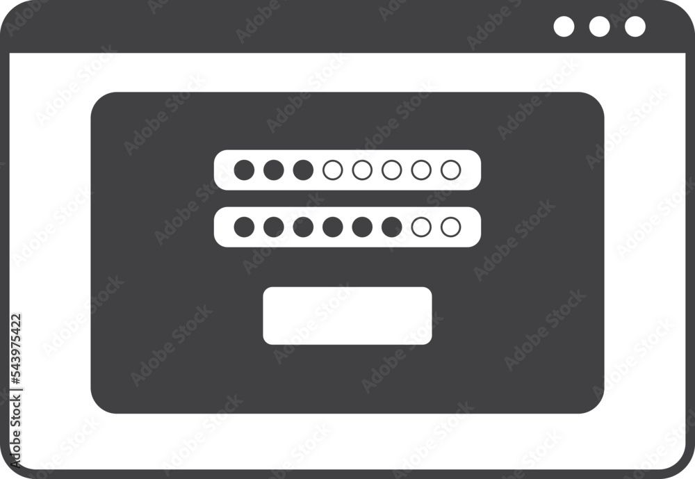 login screen illustration in minimal style login screen illustration in minimal style