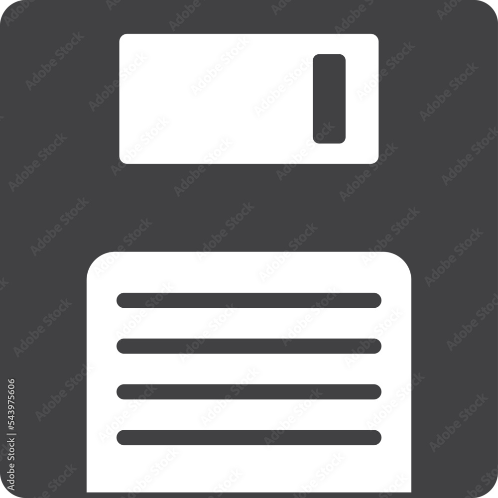 floppy disk illustration in minimal style floppy disk illustration in minimal style