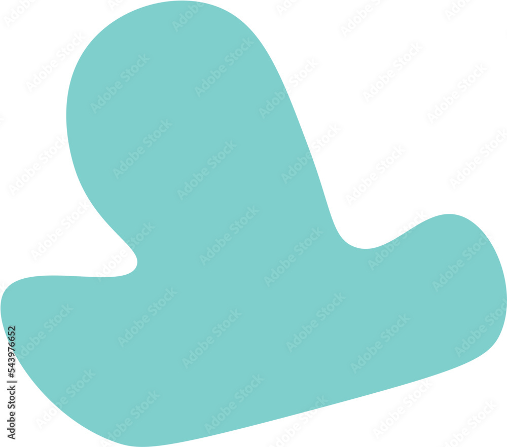 Abstract Illustration boho shape