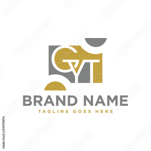 industrial business logo with initials GYT photo