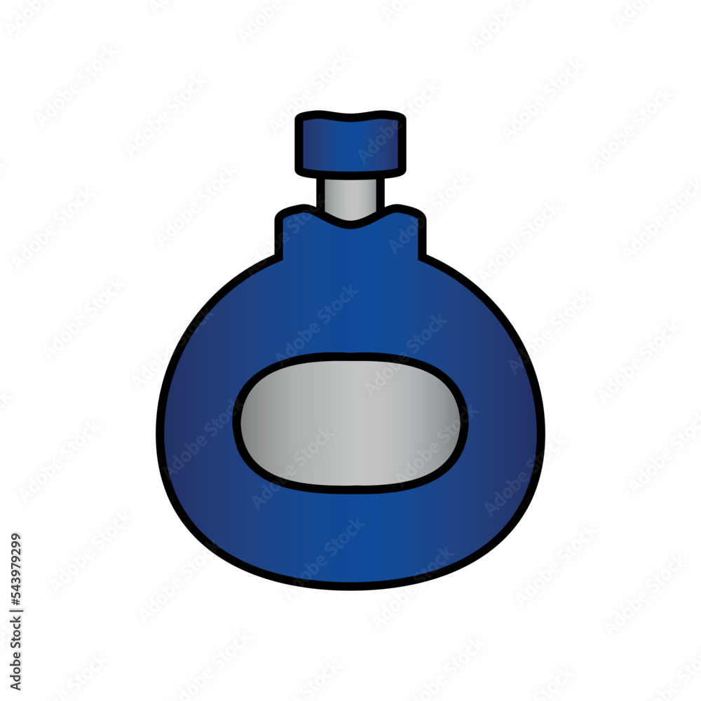 Obraz premium Perfume icon on white.