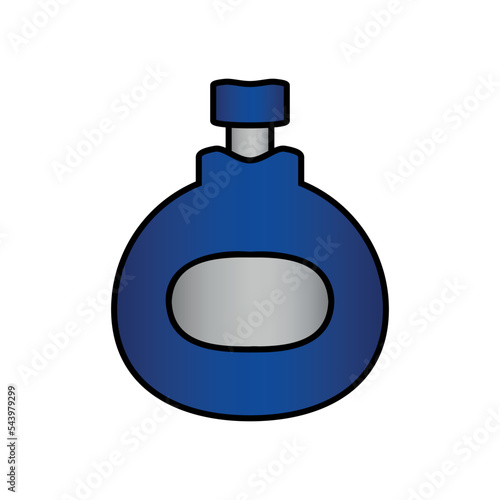 Perfume icon on white.