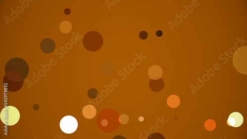 カラフルな背景に円が湧き出る