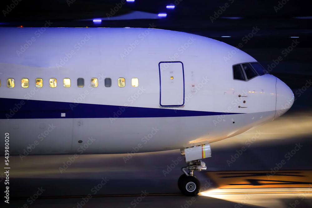 nose of an airplane nose of an airplane