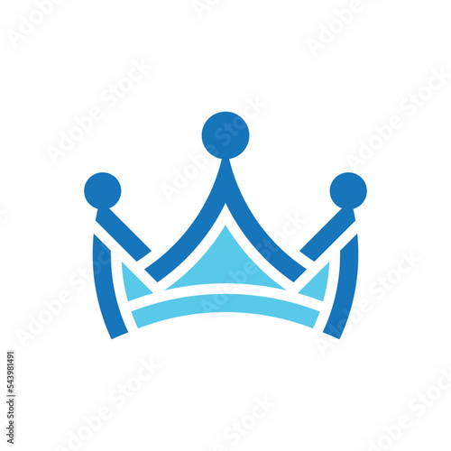 Crown logo template vector icon