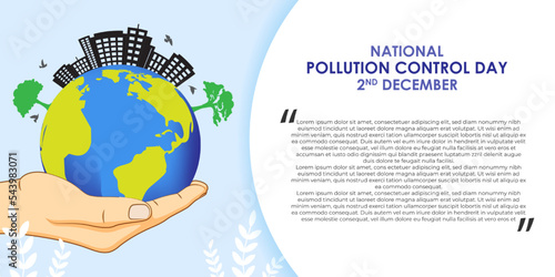 Vector illustration for National Pollution Control Day